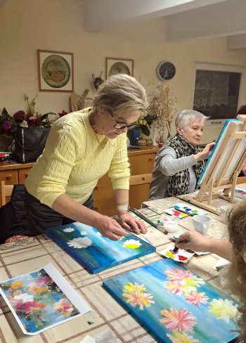 Maľba akrylovými  farbami so zlatením 2026